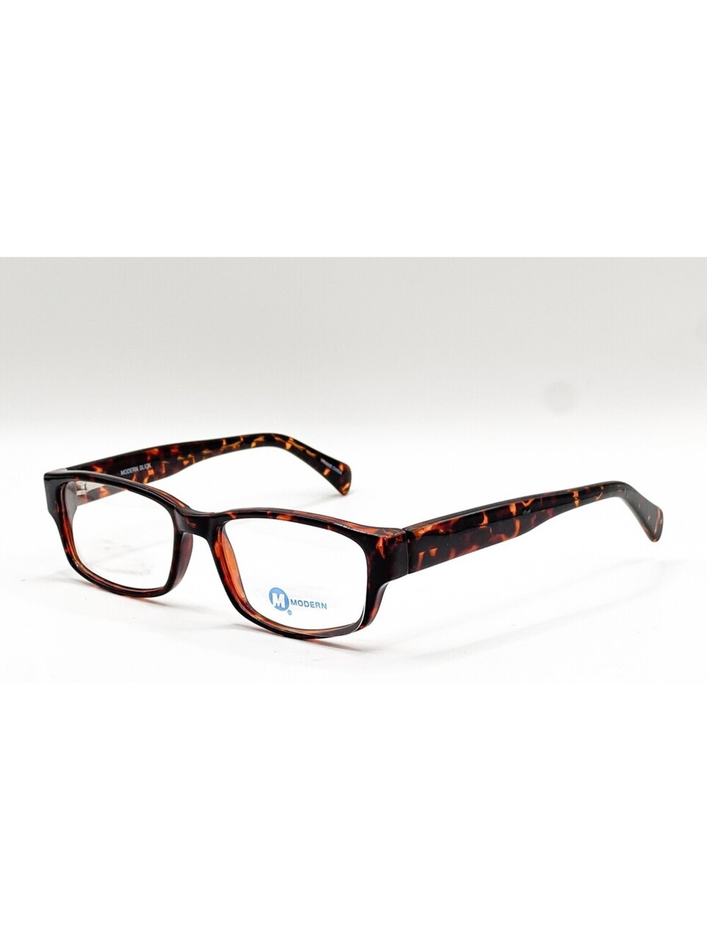 Modern Slick Tortoise Rectangle Authentic Eyeglass Frames 51-17